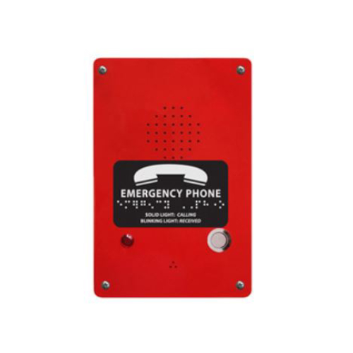 Rath Communications Floor Call Box, Red - Surface Mount