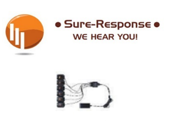 SURE RESPONSE'S 2-WAY RADIOS 6 CHARGE CUPS & POWER TC-320