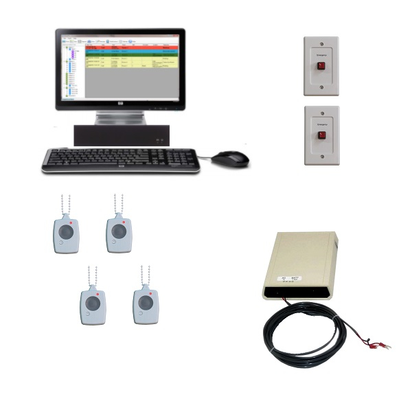 Wireless Panic Alarm Commercial Security System Solution