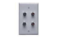 AWPA Stereo Audio Plate, ALMOND AWPA Stereo Audio Plate, ALMOND
