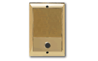 BD3BN Bright Brass Wall Type Door Speaker, With Bell Button