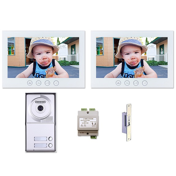 Multifamily Video Entry System 2 Wire Installation Two Button