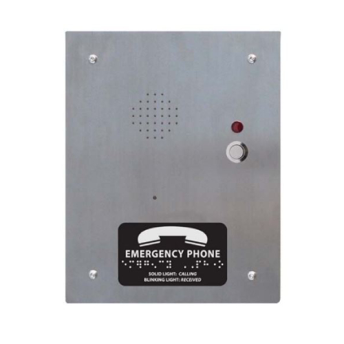 Rath Floor Call Box, Brushed SS Face with Back Box - Flush Mount