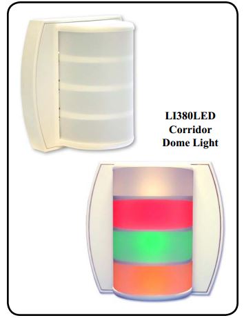 TekTone LI380LED Corridor Dome Light Nursecall System
