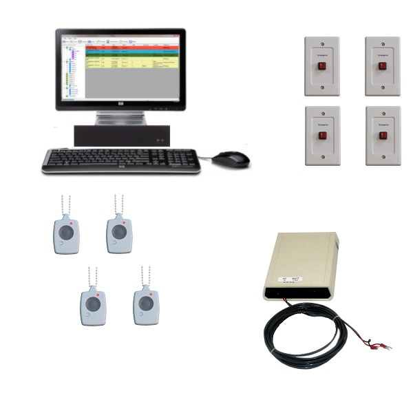 Wireless Duress Alarm Commercial Security System Solution