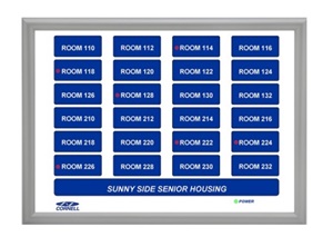 Cornell A-4448-1 Visual Nurse Call Annunciator Panel Description