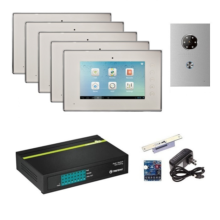 SINGLE FAMILY HOME IP VIDEO INTERCOM INTERNET MONITORS