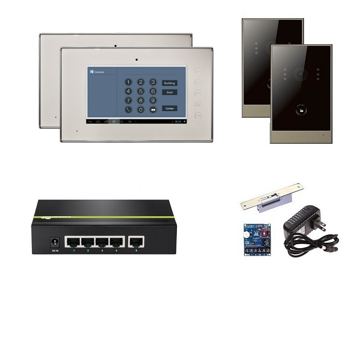 ONE TENANT IP VIDEO INTERCOM SYSTEM SMARTPHONE INTEGRATION