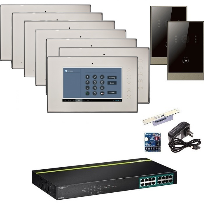 SINGLE TENANT HOME IP VIDEO INTERCOM INTERNET BASED MONITOR