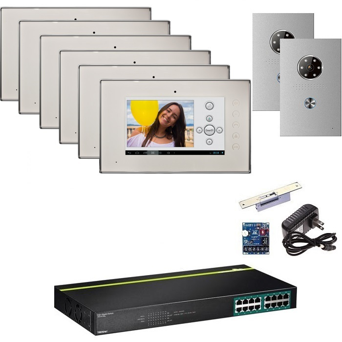 RESIDENTIAL IP VIDEO INTERCOM SYSTEM CALL OTHER MONITORS