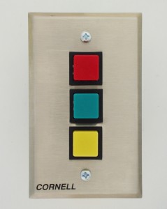 Cornell S-133MS Status Switch, Three Push Button Switches on Sin