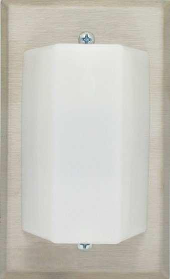 Cornell L-101A Corridor Light, One Lamp on Single Gang Plate