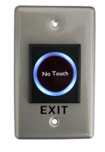 REQUEST TO EXIT BUTTON STAINLESS STEEL "NO TOUCH"