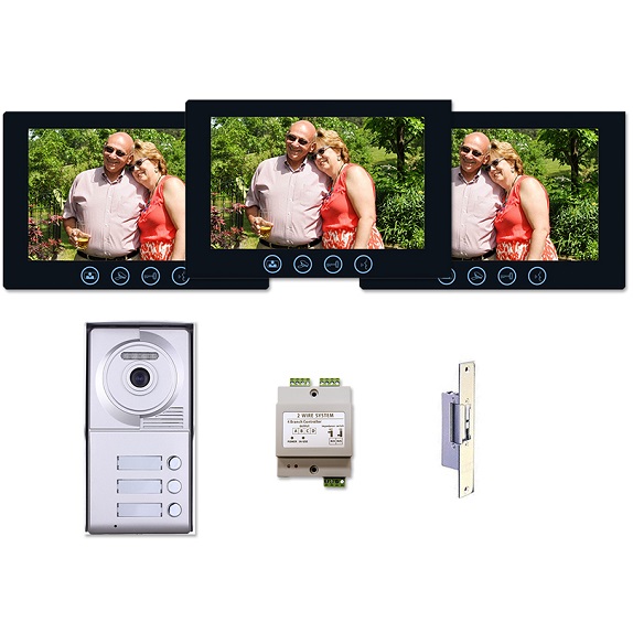Multitenant Video Entry System 2 Wire Installation Three Button