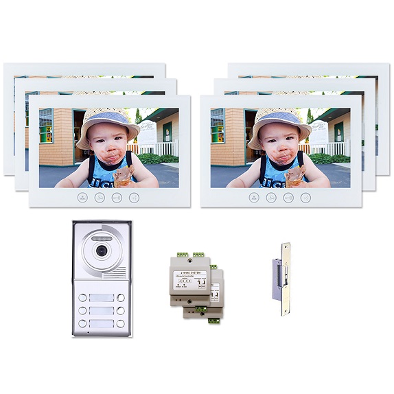 Multitenant Video Entry System 2 Wire Keyless Access